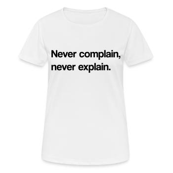 citations - T-shirt respirant Femme - blanc - Devant - AI Model Female 172 dark (172cm)
