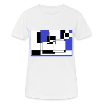 Ritual - Frauen T-Shirt atmungsaktiv - Weiß - Vorne - AI Model Female 172 dark (172cm)