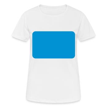 design line rectangle - Women's Breathable T-Shirt - white - Front - AI Model Female 172 dark (172cm)