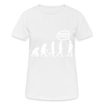 Retournez, nous avons foiré! - T-shirt respirant Femme - blanc - Devant - AI Model Female 172 dark (172cm)