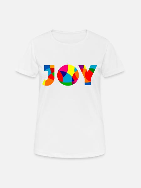 Joy - Joie - T-shirt respirant Femme - blanc
