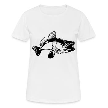 Zander Maul - Frauen T-Shirt atmungsaktiv - Weiß - Vorne - AI Model Female 172 dark (172cm)