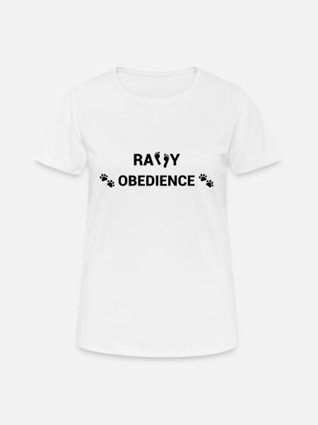 Rally Obedience - Women's Breathable T-Shirt - white