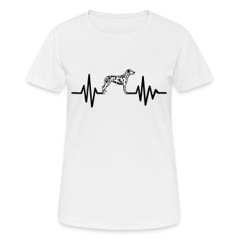 Dalmatien - T-shirt respirant Femme - blanc - Devant - AI Model Female 172 dark (172cm)
