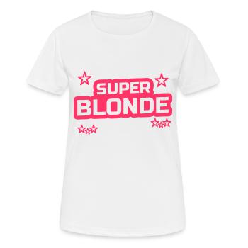 super blonde - T-shirt respirant Femme - blanc - Devant - AI Model Female 172 dark (172cm)