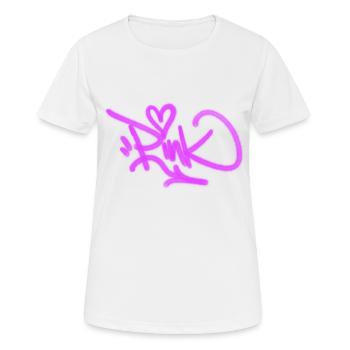 pink - Women's Breathable T-Shirt - white - Front - AI Model Female 172 dark (172cm)