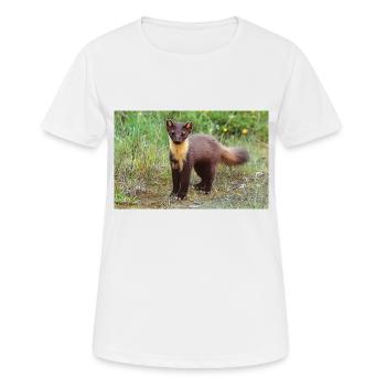 martre des pins - T-shirt respirant Femme - blanc - Devant - AI Model Female 172 dark (172cm)