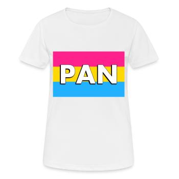 Pan Flag Pansexual Pan Flag Pansexuality Pride - Women's Breathable T-Shirt - white - Front - AI Model Female 172 dark (172cm)