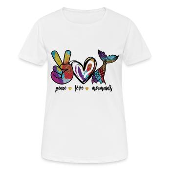 Ocean Sublimation - Women's Breathable T-Shirt - white - Front - AI Model Female 172 dark (172cm)