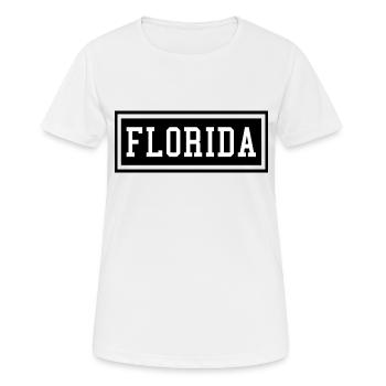 Florida - Women's Breathable T-Shirt - white - Front - AI Model Female 172 dark (172cm)