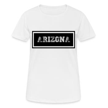 Arizona - T-shirt respirant Femme - blanc - Devant - AI Model Female 172 dark (172cm)