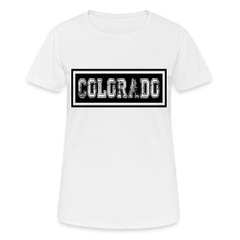 Colorado - Frauen T-Shirt atmungsaktiv - Weiß - Vorne - AI Model Female 172 dark (172cm)