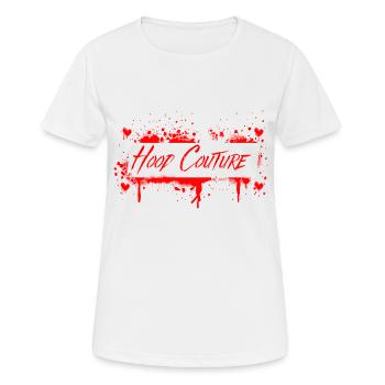 Hood Couture est 2023 2 - Frauen T-Shirt atmungsaktiv - Weiß - Vorne - AI Model Female 172 dark (172cm)