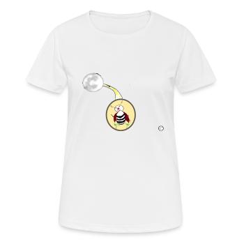 Maikäfers Sehnsucht nach dem Mond - Frauen T-Shirt atmungsaktiv - Weiß - Vorne - AI Model Female 172 dark (172cm)