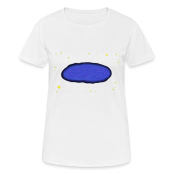 Silver dew between the stars - Women's Breathable T-Shirt - white - Front - AI Model Female 172 dark (172cm)