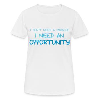 DEVISE - T-shirt respirant Femme - blanc - Devant - AI Model Female 172 dark (172cm)