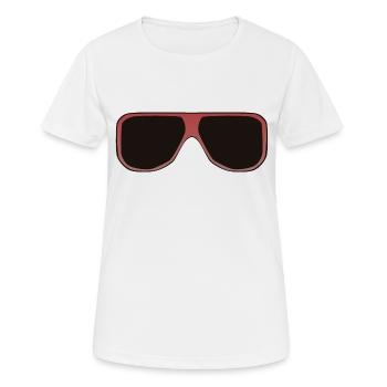lunette de soleil cool 2609 B - T-shirt respirant Femme - blanc - Devant - AI Model Female 172 dark (172cm)