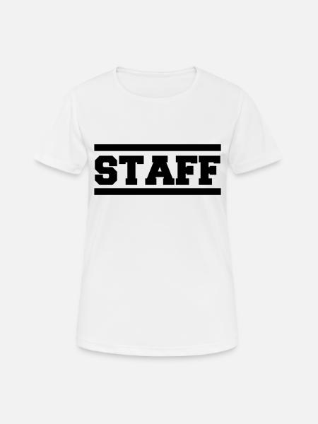 Personnel - T-shirt respirant Femme - blanc