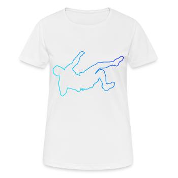 Climber Climber Bouldering Climbing Boulder - Women's Breathable T-Shirt - white - Front - AI Model Female 172 dark (172cm)