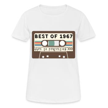 Das Beste von 1967 - Frauen T-Shirt atmungsaktiv - Weiß - Vorne - AI Model Female 172 dark (172cm)
