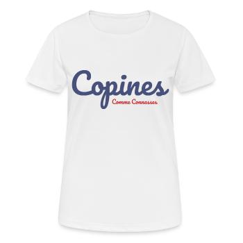 girlfriends as - Women's Breathable T-Shirt - white - Front - AI Model Female 172 dark (172cm)