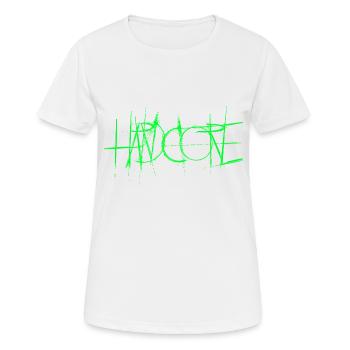 Hardcore - T-shirt respirant Femme - blanc - Devant - AI Model Female 172 dark (172cm)