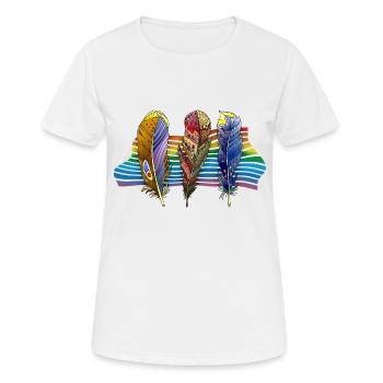 Stylo - T-shirt respirant Femme - blanc - Devant - AI Model Female 172 dark (172cm)