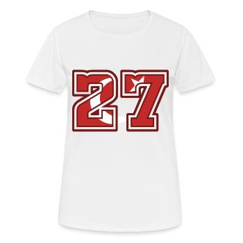 Gaziantep - Frauen T-Shirt atmungsaktiv - Weiß - Vorne - AI Model Female 172 dark (172cm)