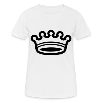 Couronne (couronne) 03.0 - T-shirt respirant Femme - blanc - Devant - AI Model Female 172 dark (172cm)