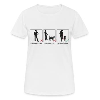 der feine unterschied - Frauen T-Shirt atmungsaktiv - Weiß - Vorne - AI Model Female 172 dark (172cm)
