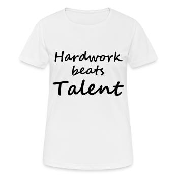 motivation - T-shirt respirant Femme - blanc - Devant - AI Model Female 172 dark (172cm)