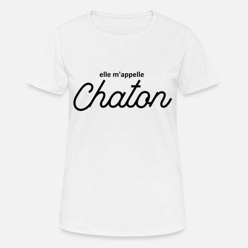 She calls me kitten - Women's Breathable T-Shirt - white