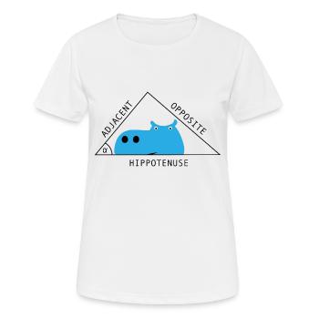 Mathematik - Frauen T-Shirt atmungsaktiv - Weiß - Vorne - AI Model Female 172 dark (172cm)