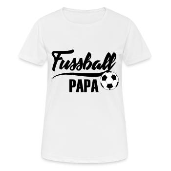 Football Daddy 1- Football Daddy - T-shirt respirant Femme - blanc - Devant - AI Model Female 172 dark (172cm)