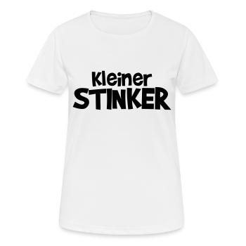 kleiner Stinker - Frauen T-Shirt atmungsaktiv - Weiß - Vorne - AI Model Female 172 dark (172cm)