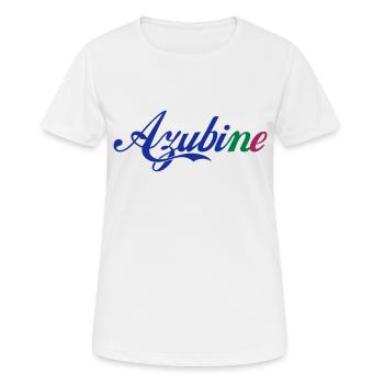Azubine - Women's Breathable T-Shirt - white - Front - AI Model Female 172 dark (172cm)