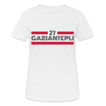 Gaziantep 27 Turquie Turkiye cadeau vacances TR - T-shirt respirant Femme - blanc - Devant - AI Model Female 172 dark (172cm)