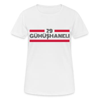 Gümüshane 29 Turquie Turkiye cadeau vacances TR - T-shirt respirant Femme - blanc - Devant - AI Model Female 172 dark (172cm)