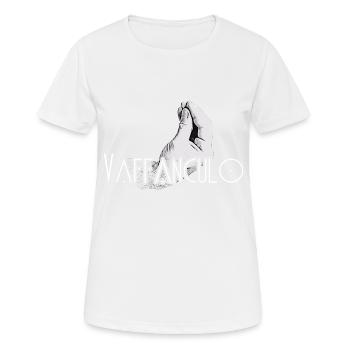 Vaffanculo Italienisch Italiener Italien Lustig - Frauen T-Shirt atmungsaktiv - Weiß - Vorne - AI Model Female 172 dark (172cm)