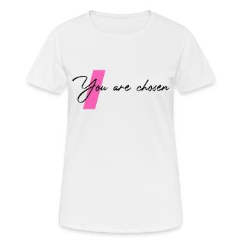 Proverbes chrétiens - T-shirt respirant Femme - blanc - Devant - AI Model Female 172 dark (172cm)