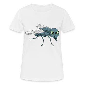 Vole - T-shirt respirant Femme - blanc - Devant - AI Model Female 172 dark (172cm)
