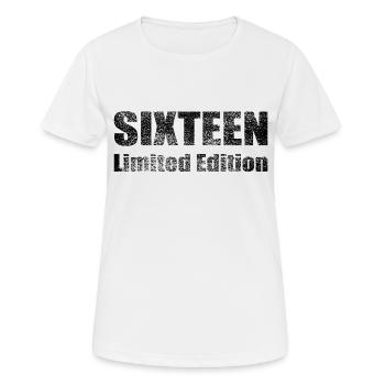 Seize cadeau vintage de 16e anniversaire - T-shirt respirant Femme - blanc - Devant - AI Model Female 172 dark (172cm)