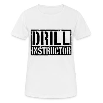 Drill Instructor Schild - Frauen T-Shirt atmungsaktiv - Weiß - Vorne - AI Model Female 172 dark (172cm)