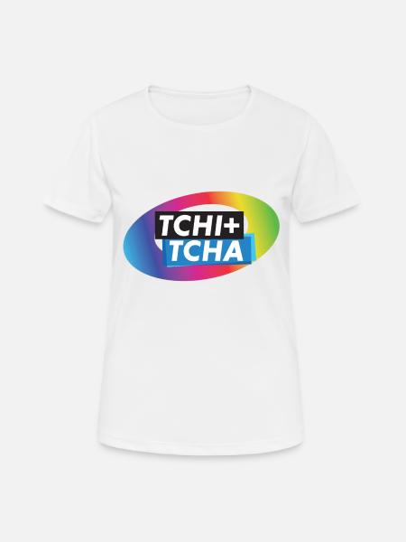 tchitcha - T-shirt respirant Femme - blanc