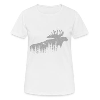 Elk - Women's Breathable T-Shirt - white - Front - AI Model Female 172 dark (172cm)