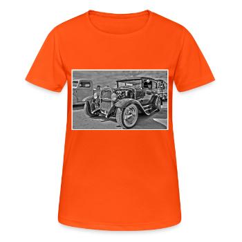 Auto Car - Women's Breathable T-Shirt - neon orange - Front - AI Model Female 172 dark (172cm)