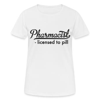 Pharmacist - Women's Breathable T-Shirt - white - Front - AI Model Female 172 dark (172cm)