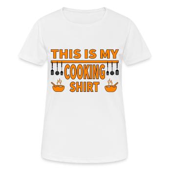 Cuire - T-shirt respirant Femme - blanc - Devant - AI Model Female 172 dark (172cm)