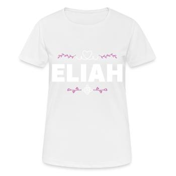 Eliah - Women's Breathable T-Shirt - white - Front - AI Model Female 172 dark (172cm)