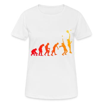 Schlägersport Paddeltennis Paddle Racket - Frauen T-Shirt atmungsaktiv - Weiß - Vorne - AI Model Female 172 dark (172cm)